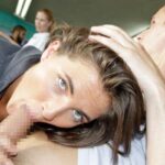 Öffentlicher Blowjob im Restaurant